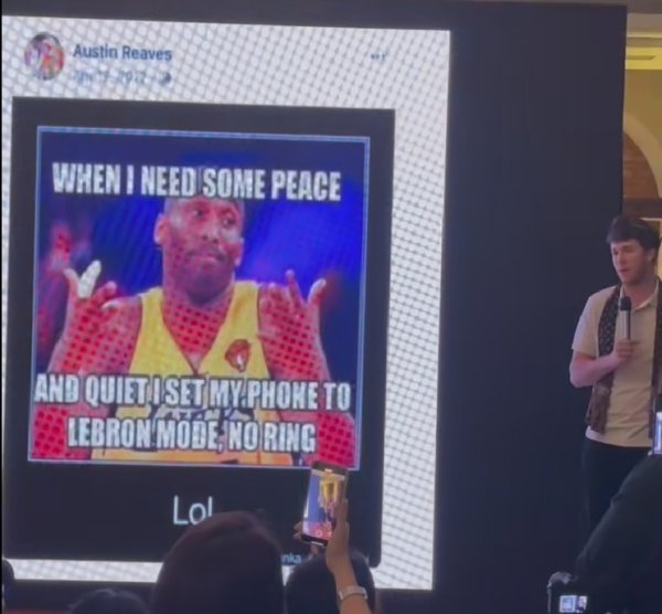 里夫斯谈当年黑詹姆斯：他现在是地球上我最喜欢的家伙之一🫡